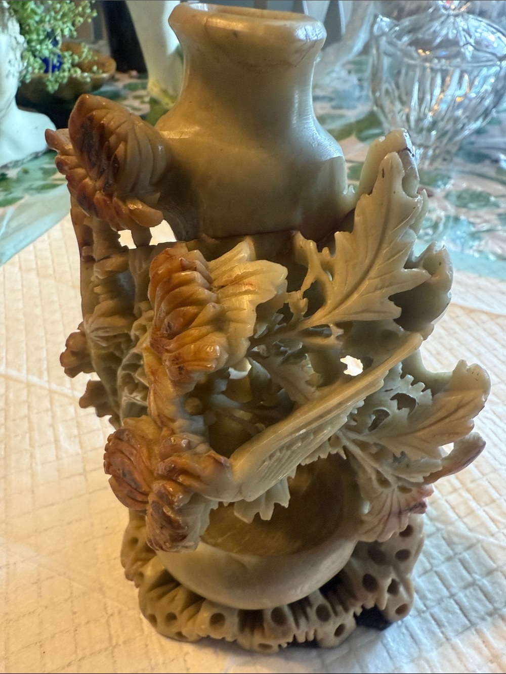 Chinese Vintage soap stone sculpture 95.00